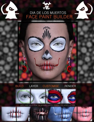 diadelosmuertosfacepaintbuilderforgenesis8female00maindaz3d-3