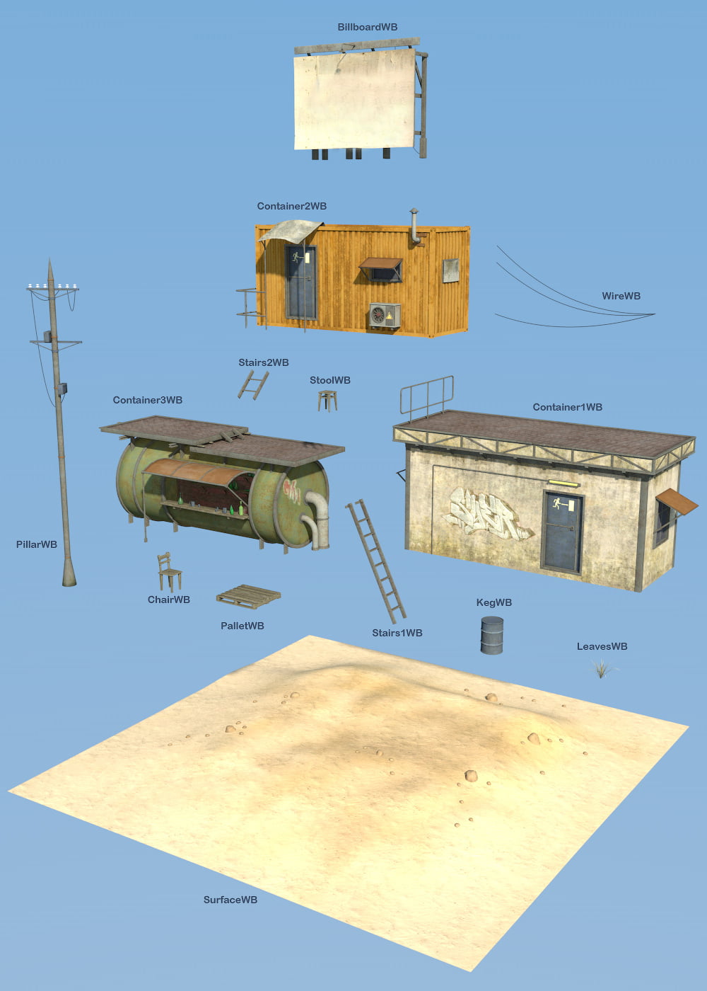 Wasteland Shop for Daz Studio