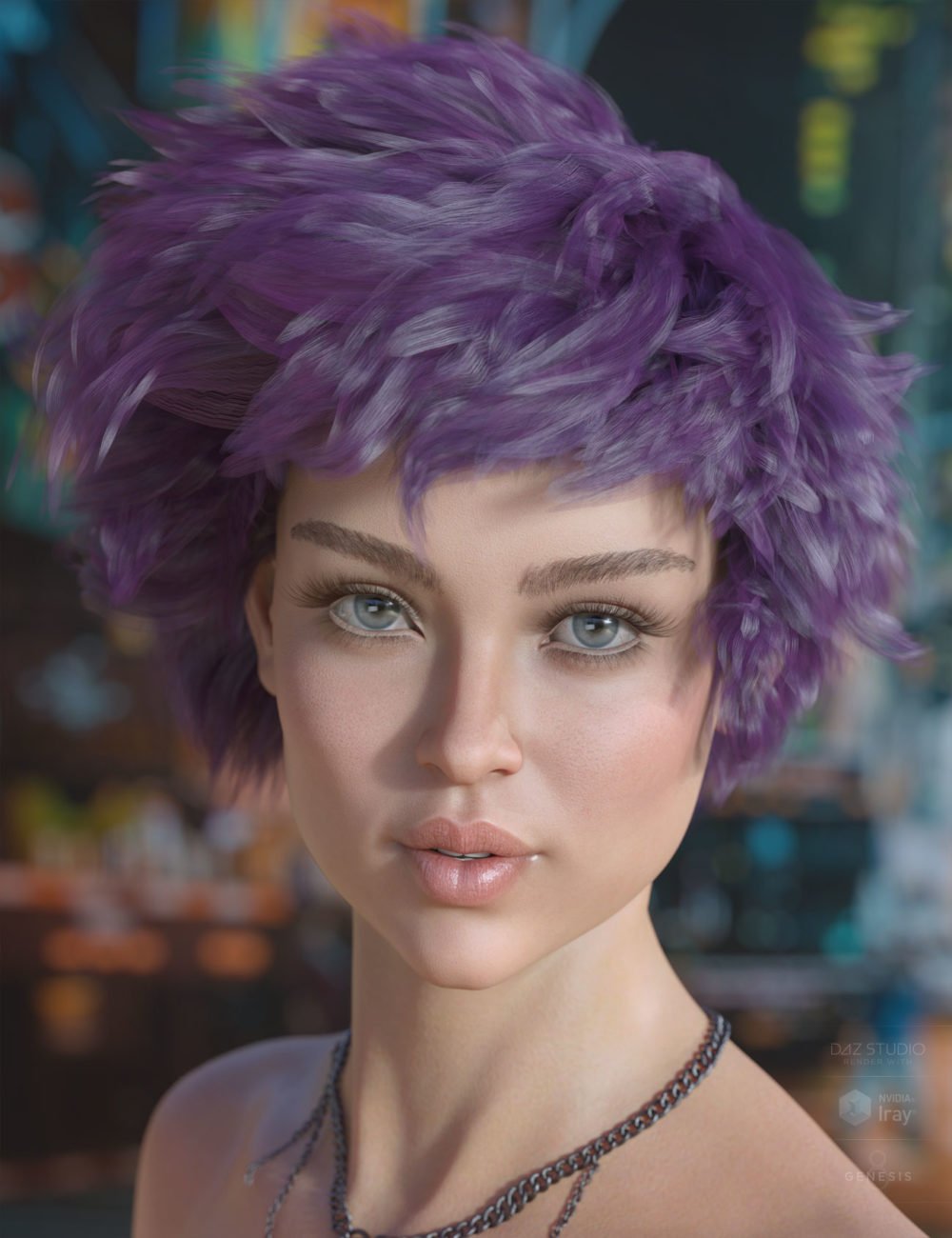 Yarden Hair for Genesis 8
