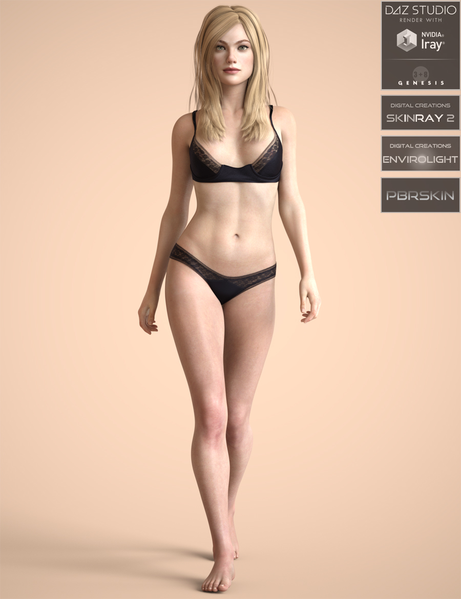 Celebrity Series 102 for Genesis 3 and Genesis 8 Female (8.1)