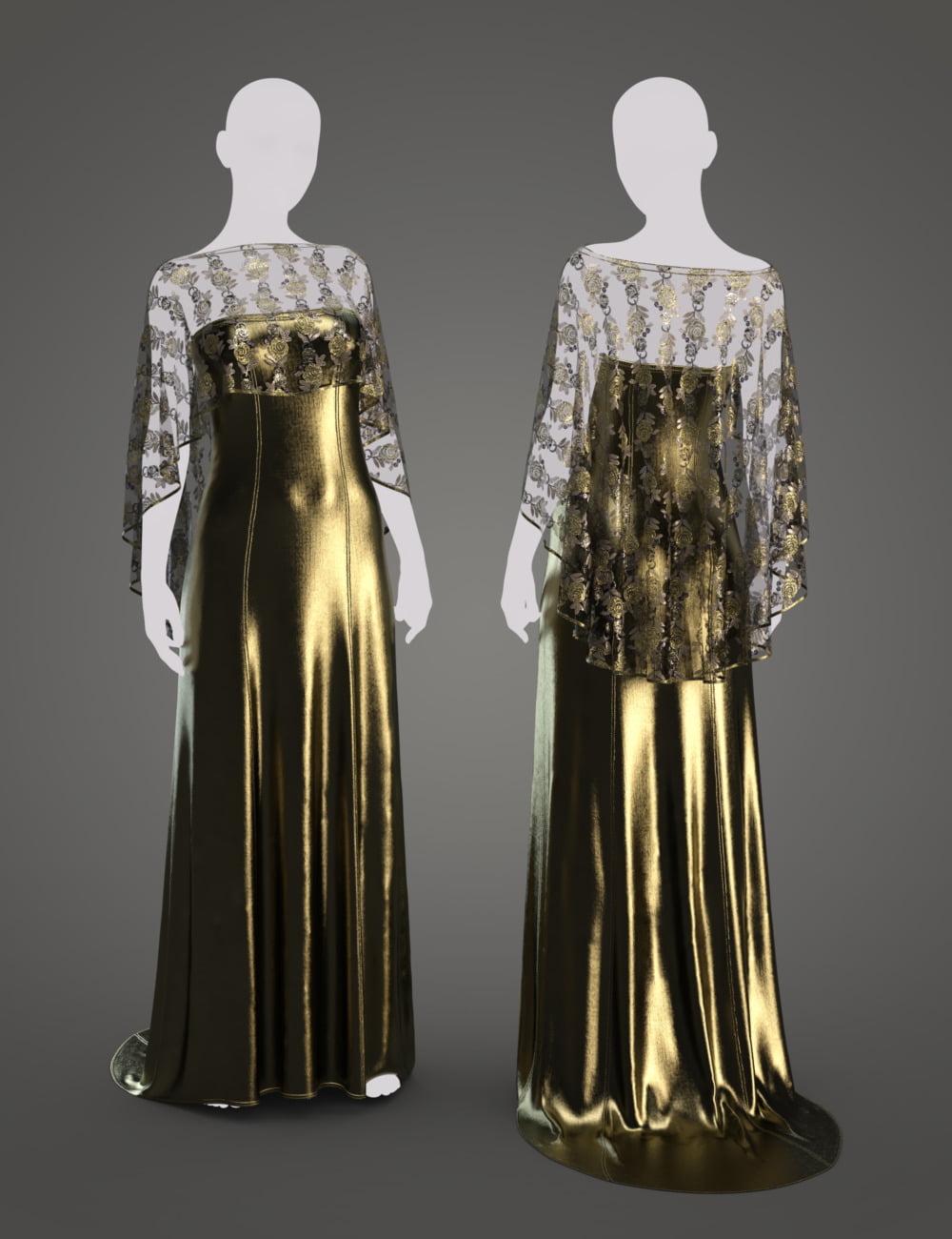 Versatility Texture Add-on for dForce Catherine Outfit