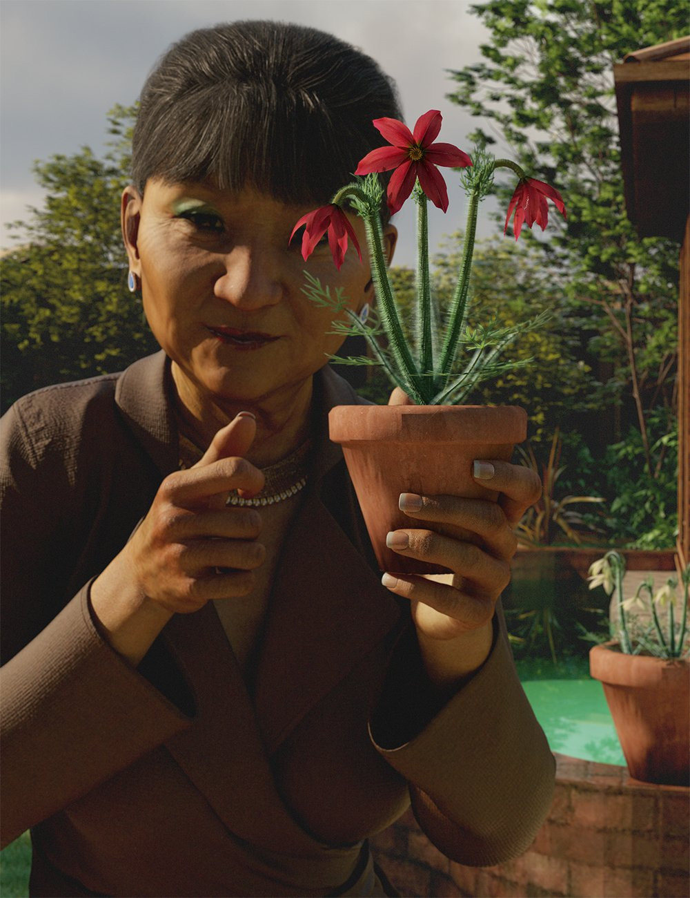 Tiny Flowers - Pulsatilla - Pasque flowers