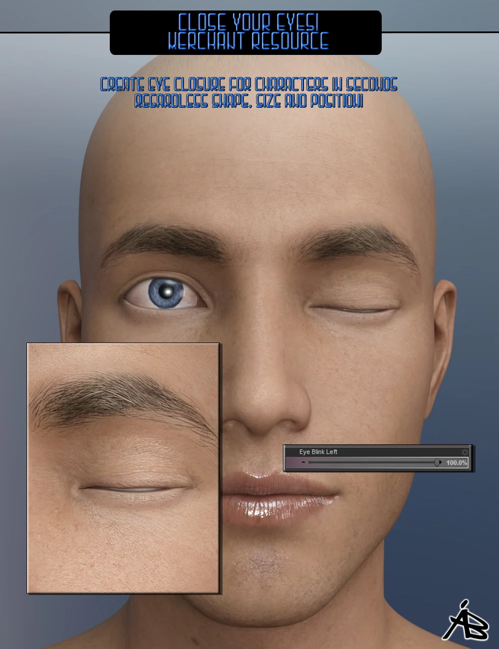 AB Close Your Eyes! for Genesis 8.1 Male (MR)