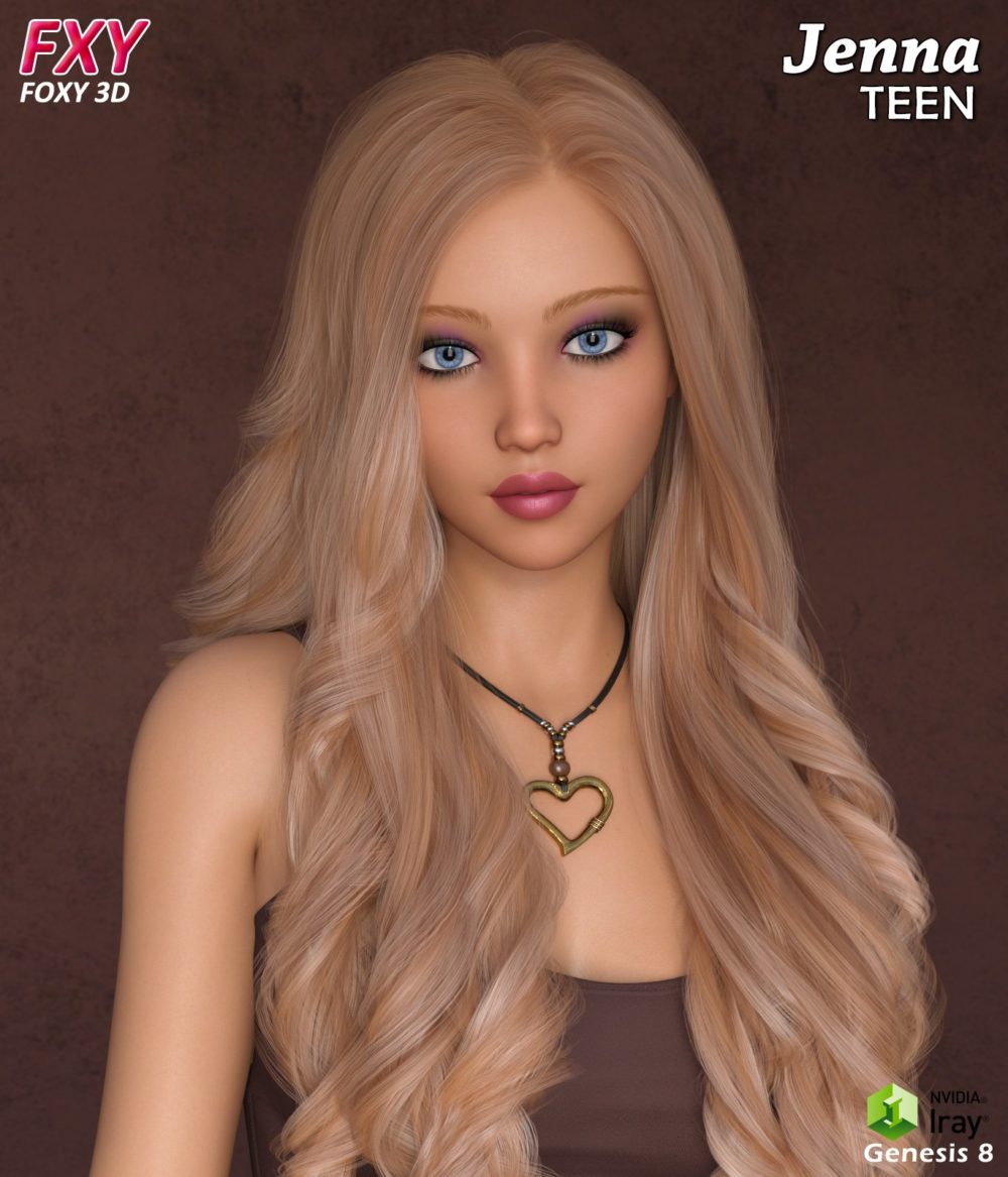 FXY Jenna Teen For Genesis 8 Female