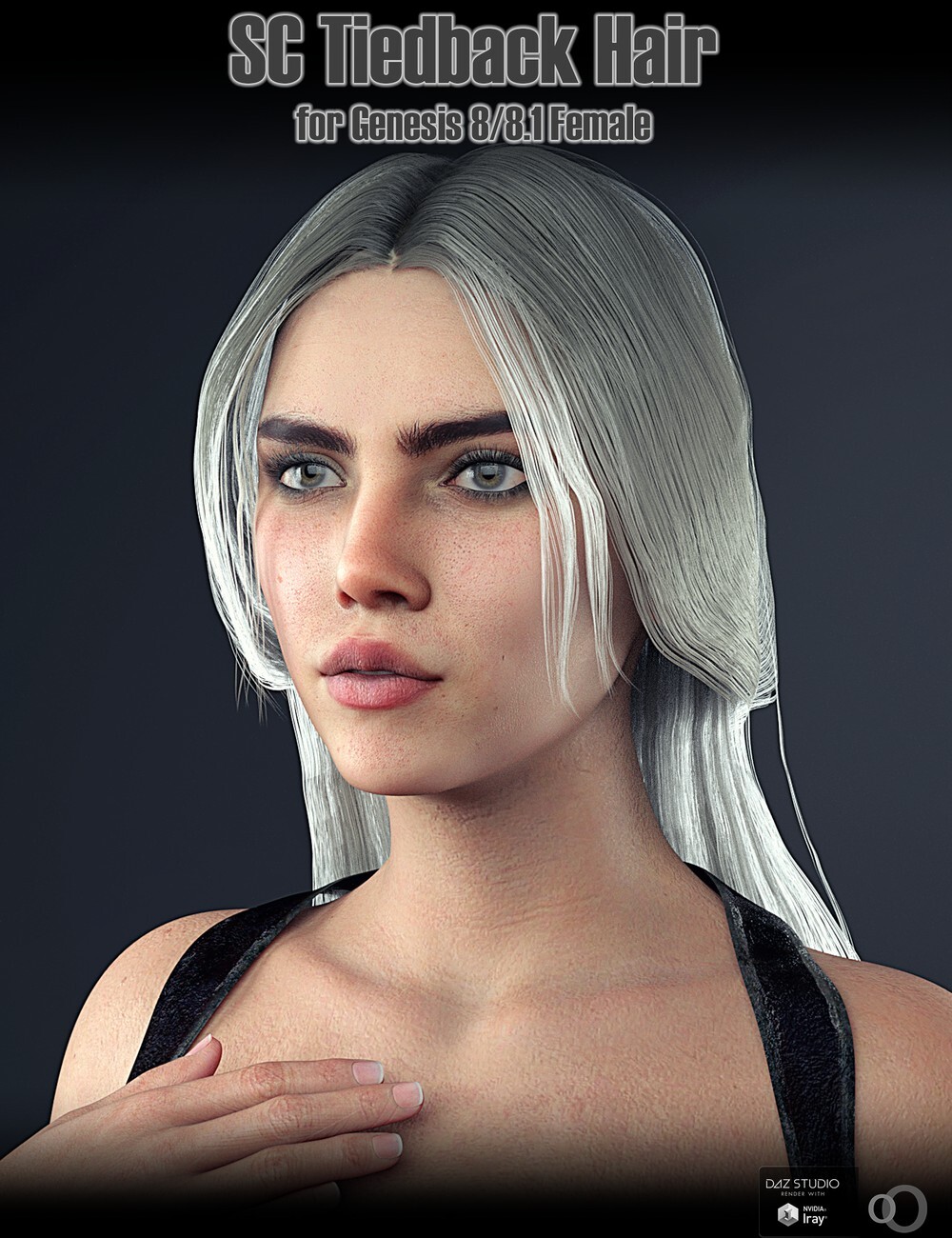 SC Tiedback Hair for Genesis 8 Female