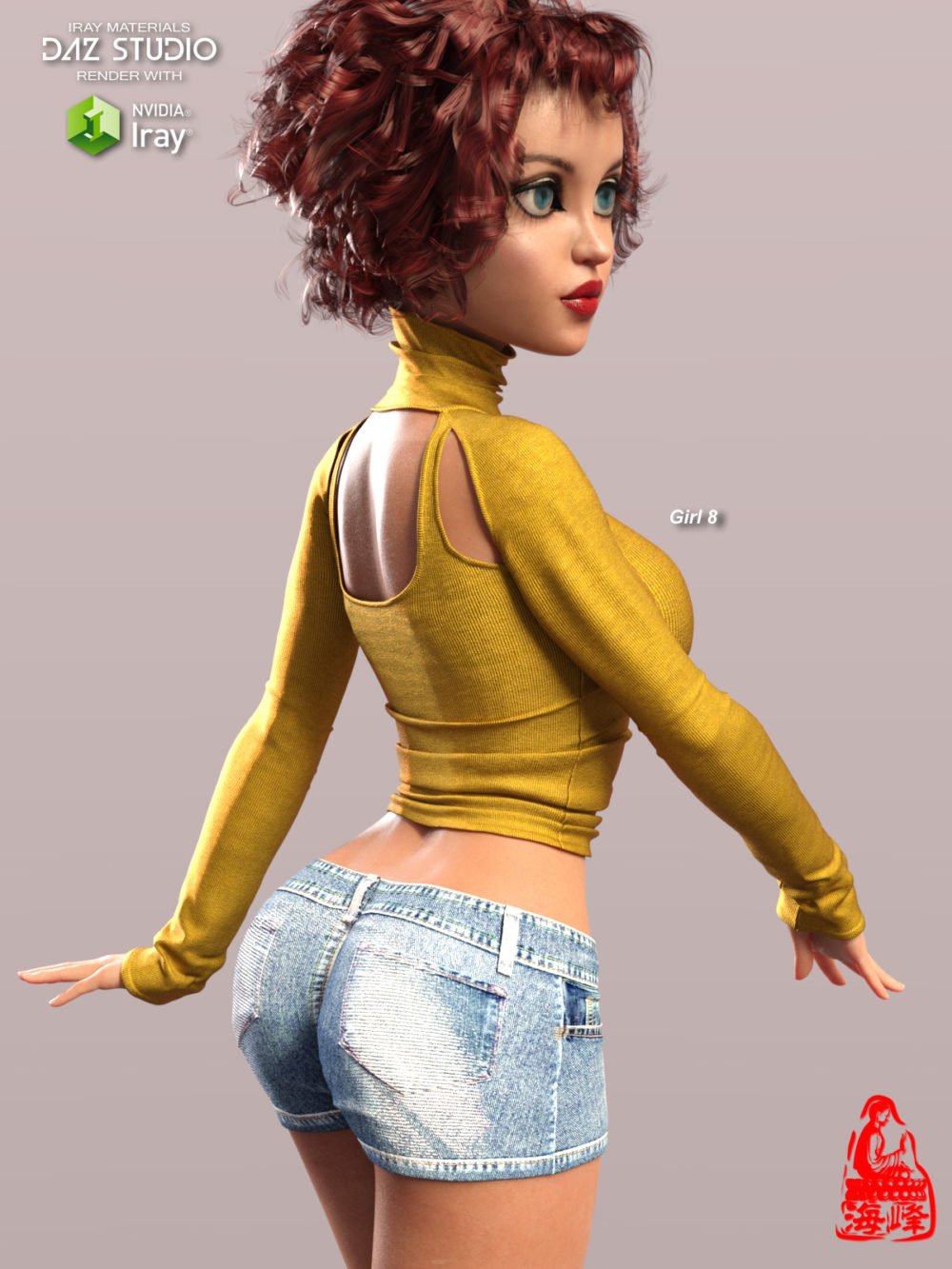 dForce Cutout Top for Genesis 8 and 8.1 Female(s)