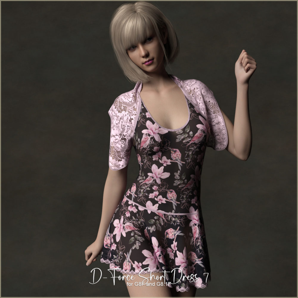 D-Force Short Dress7 for G8F & G8.1F