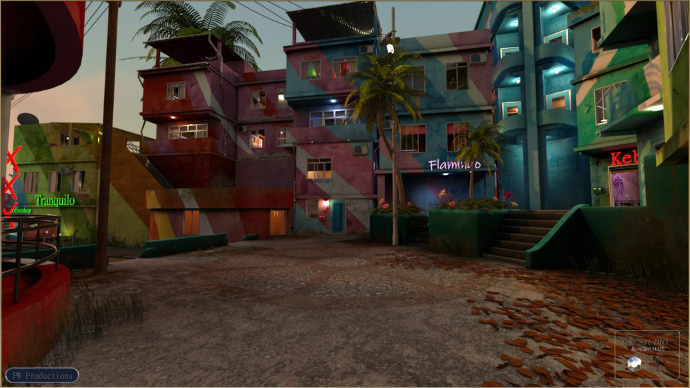 PW Down Town Favela Set