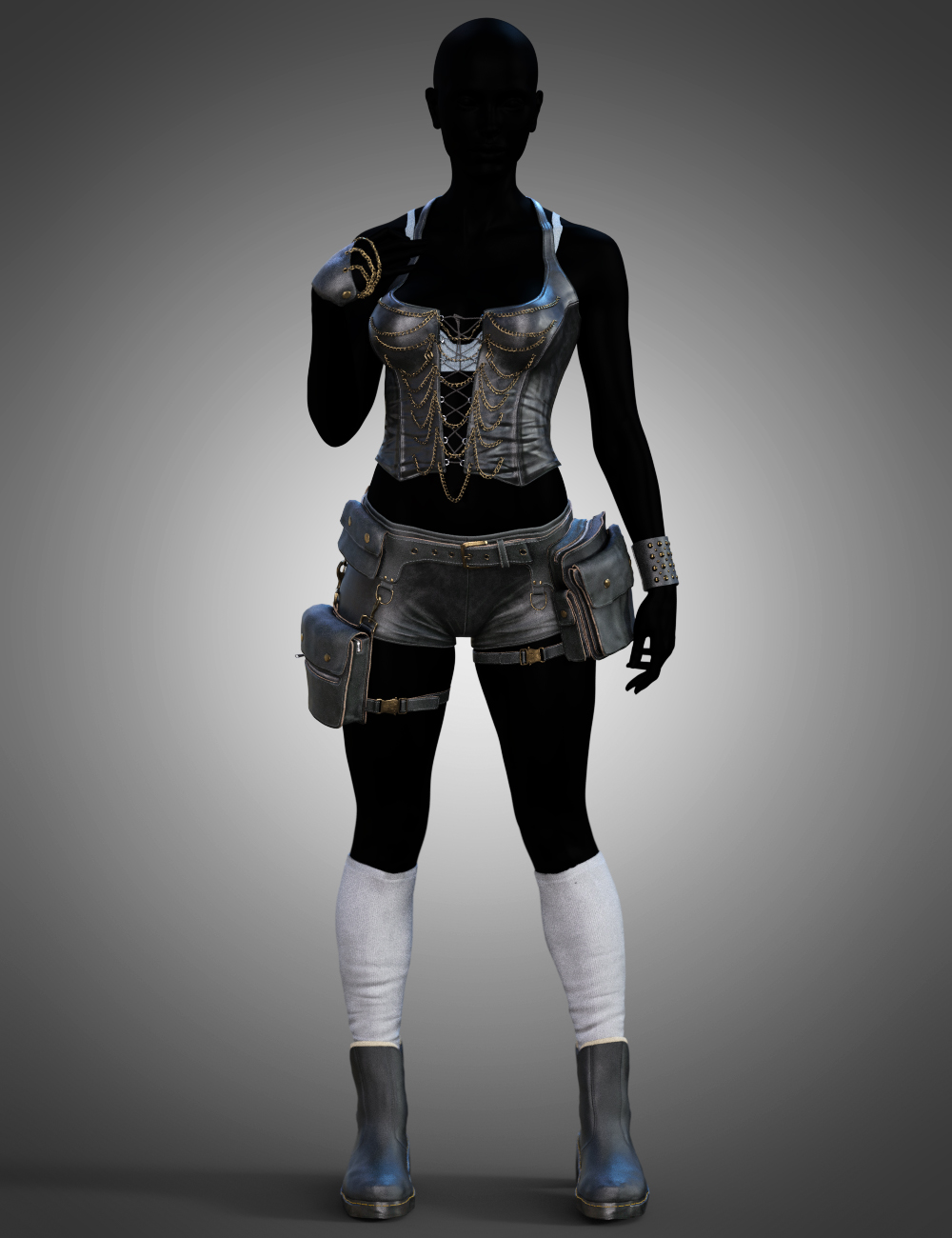 Rebel Outfit for Genesis 8 Females Bundle