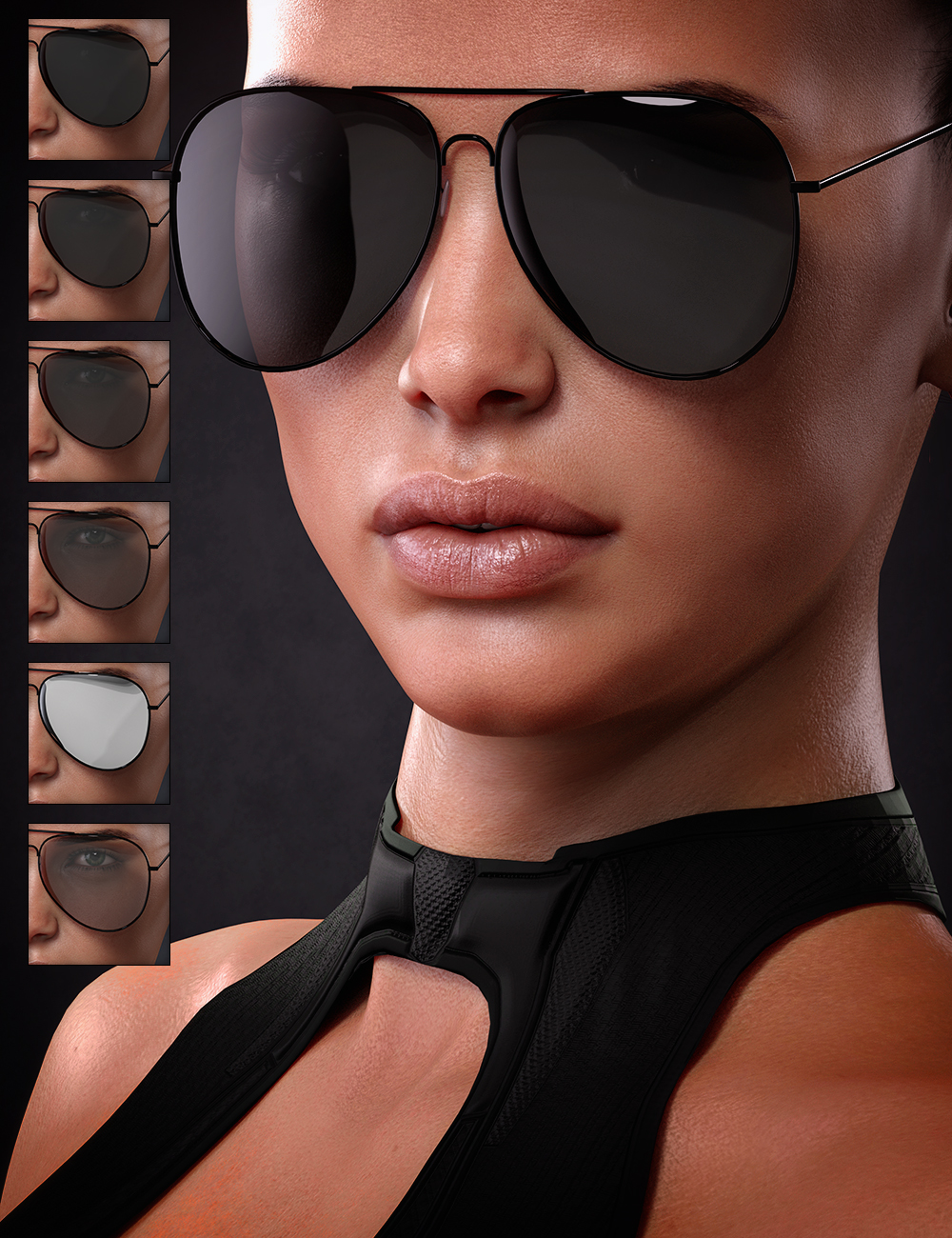 Sunglasses Bundle for Genesis 8 and 8.1 Males and Females