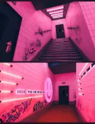 The Neon Bar Corridor