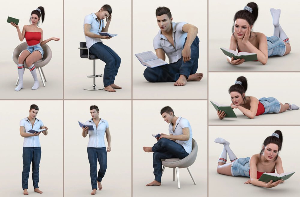 Z My Favorite Book Prop and Pose Mega Set