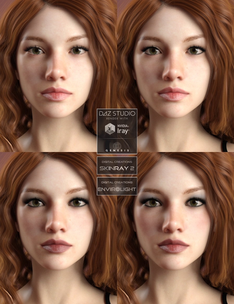 Anatomically Correct: Erin for Genesis 3 and Genesis 8 Female