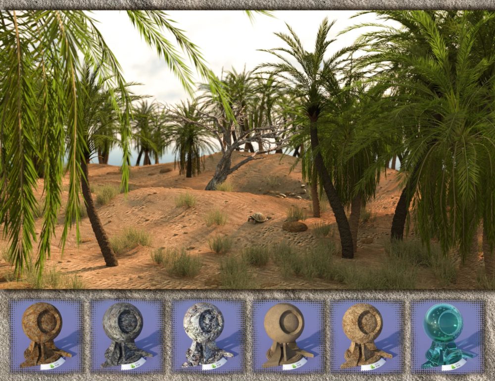 Desert Diorama for Iray