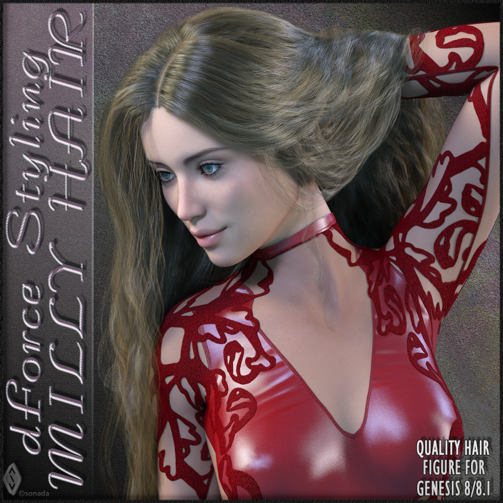 dForce Styling Milly Hair for G8F