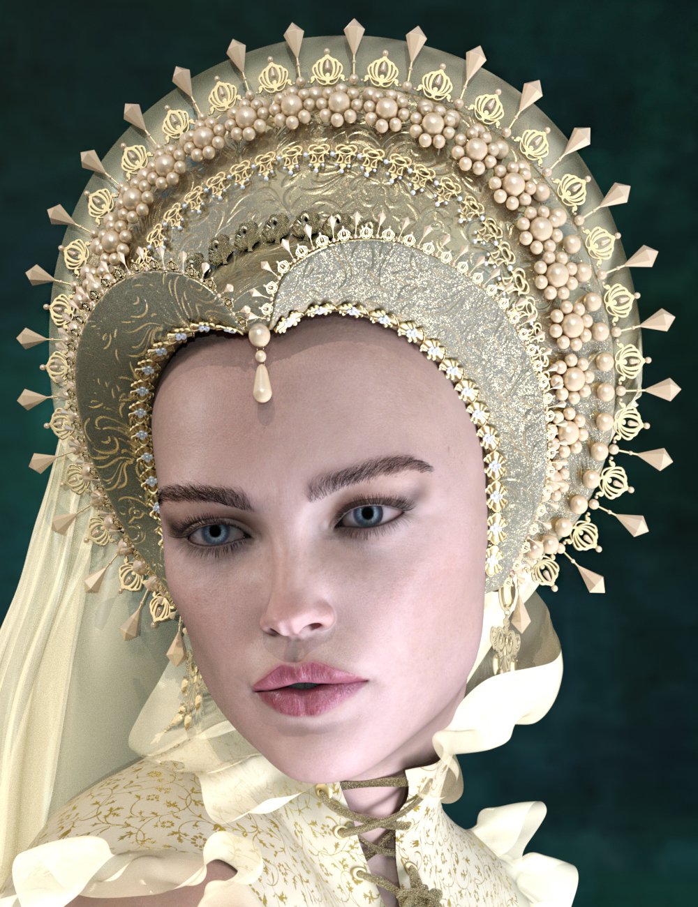 Dark Wave Fantasy French Hood Texture Add-On