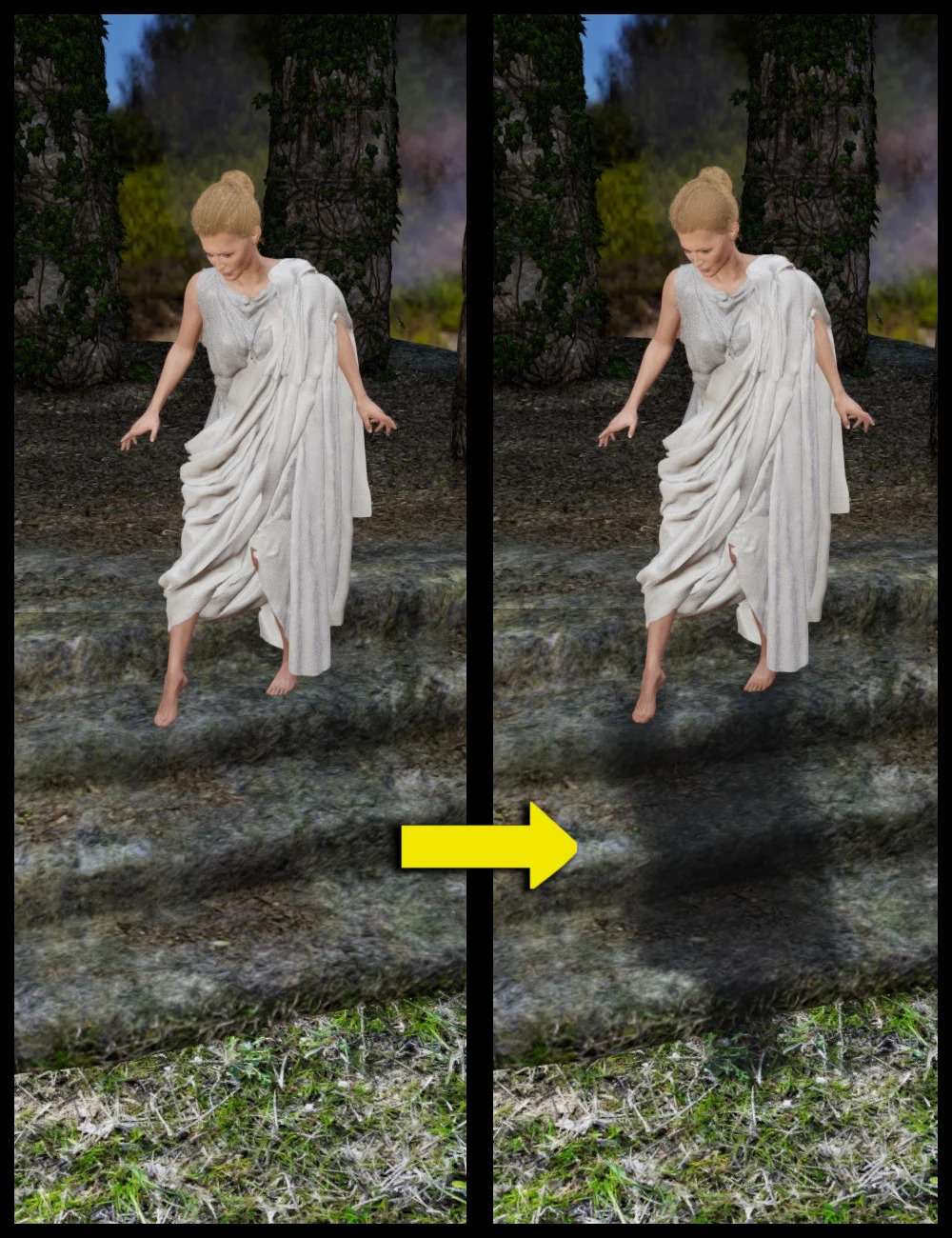 dForce SY Rigged Shadows Filament