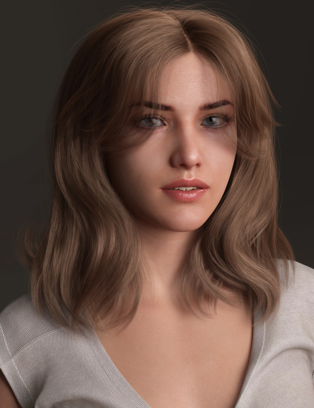 Layered Spring Style Hair for Genesis 8 and 8.1 Females