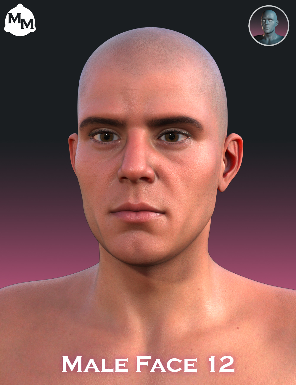 MetaMixer - 25 Male Faces Bundle