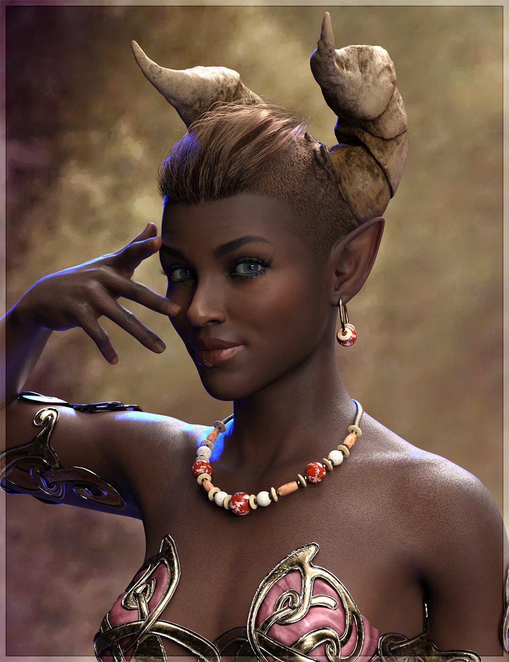 ND Fantasy Horns for Genesis 8.1 Female and Male