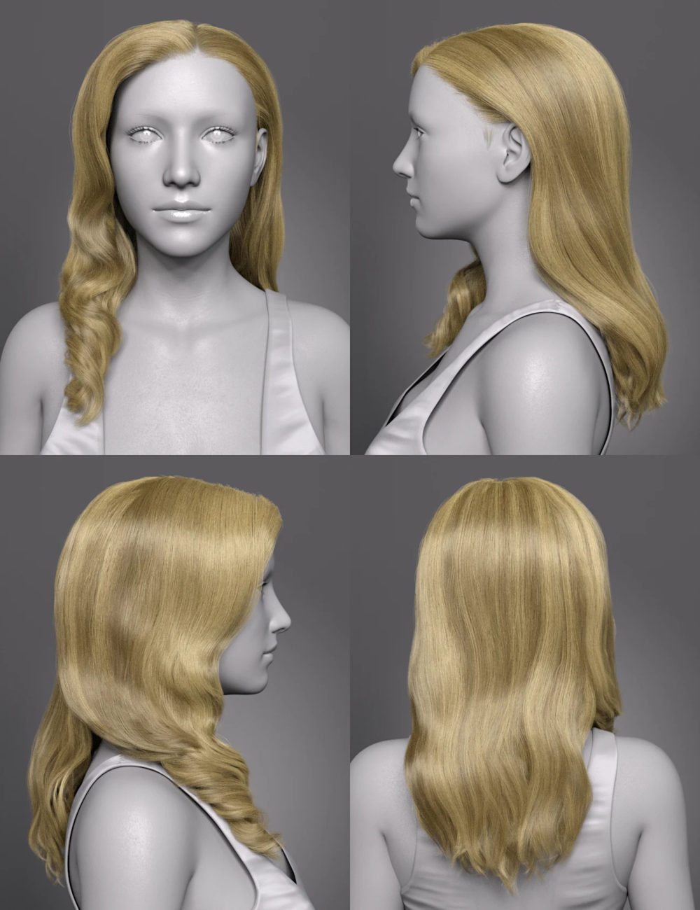 Old Hollywood Hair for Genesis 8 and 8.1 Female