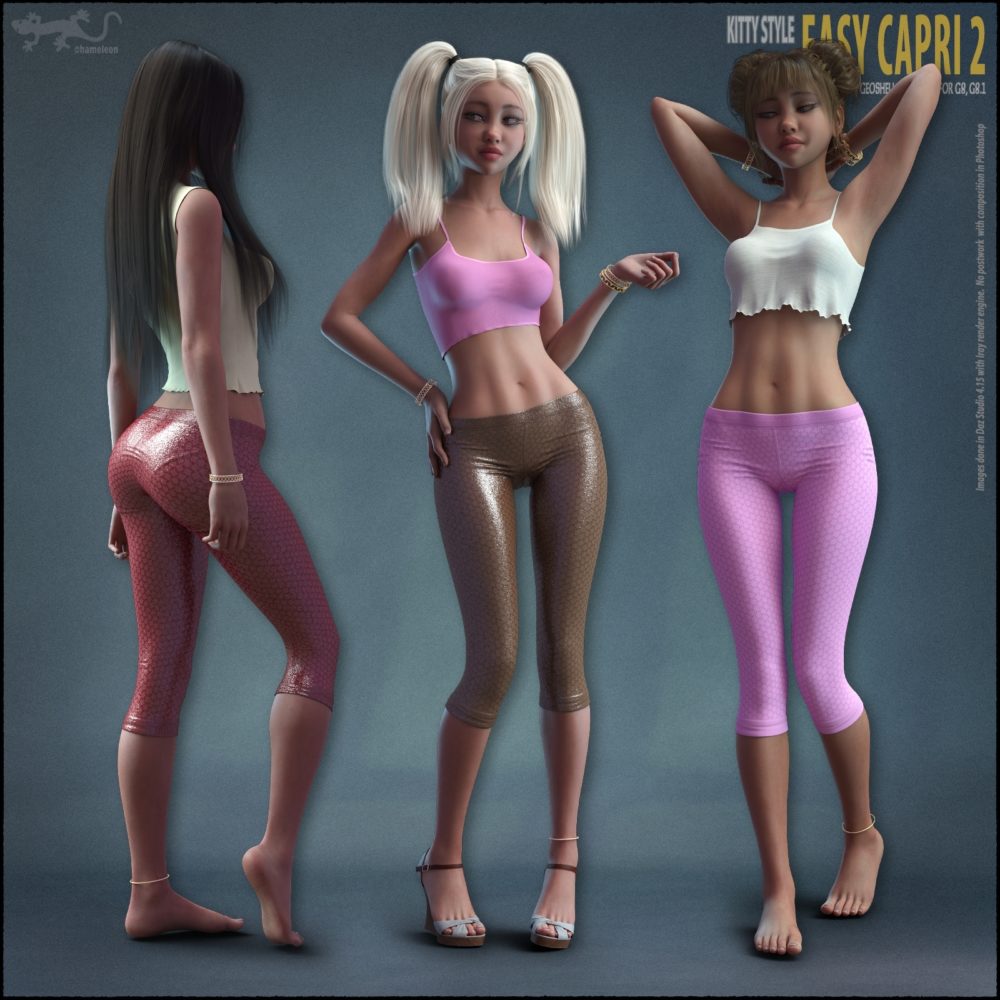 Easy Capri 2 for Genesis 8 and 8.1