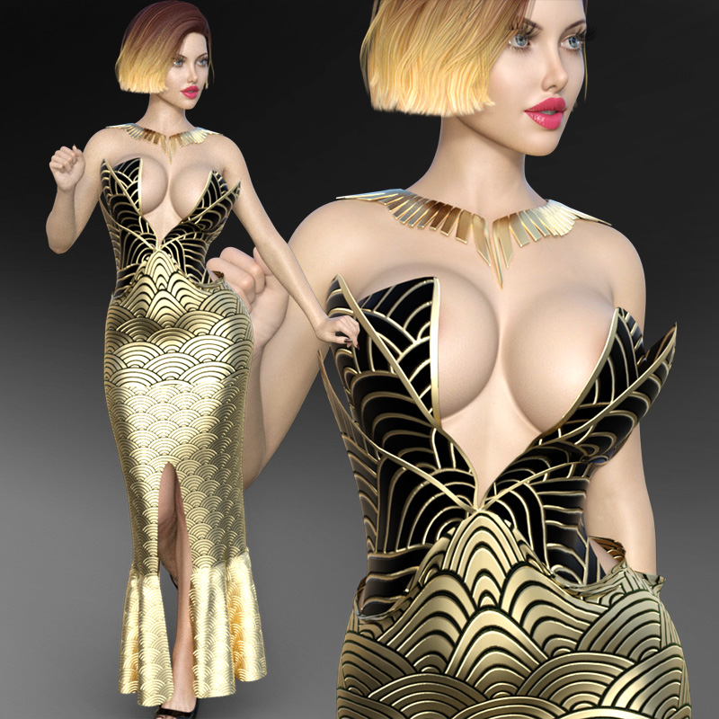 dForce Petal Top Dress G8F