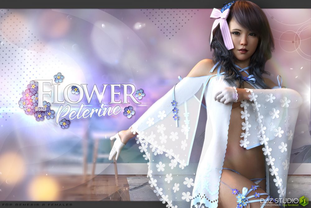 dForce Flower Pelerine G8F