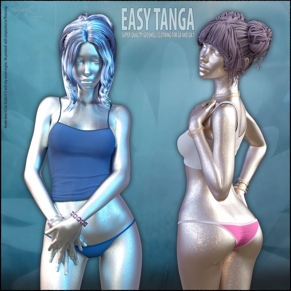 Easy Tanga for Genesis 8 and Genesis 8.1