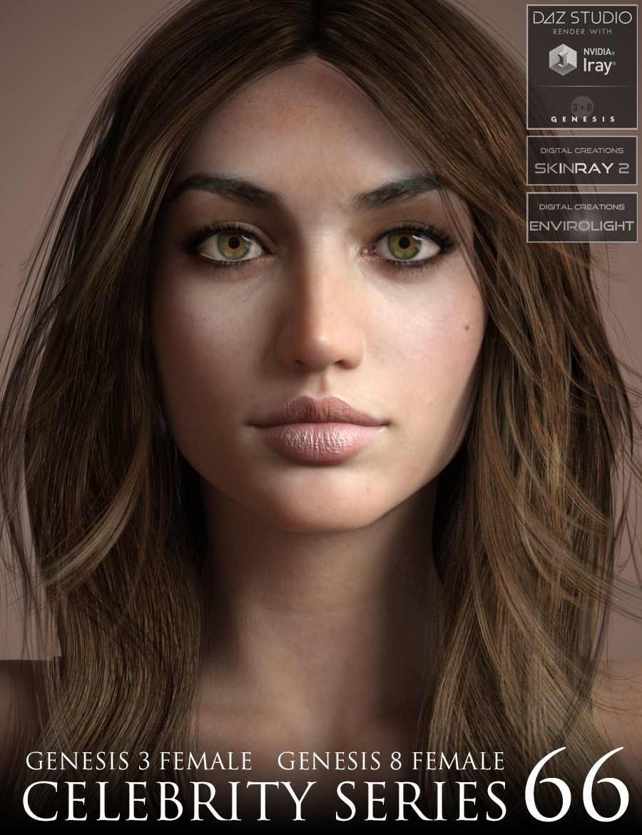 Celebrity Series 66 for Genesis 3 and Genesis 8 Female