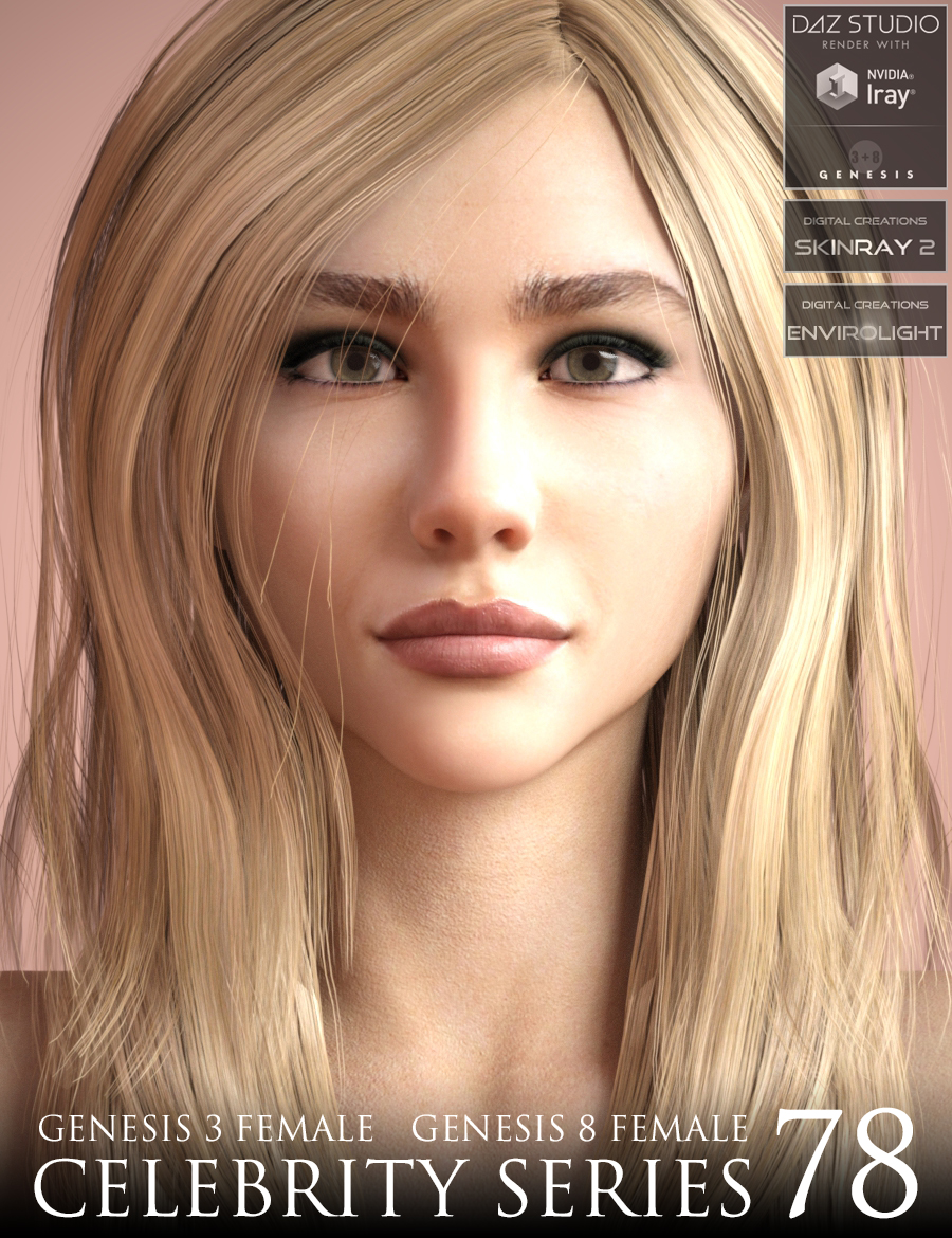 Celebrity Series 78 for Genesis 3 and Genesis 8 Female