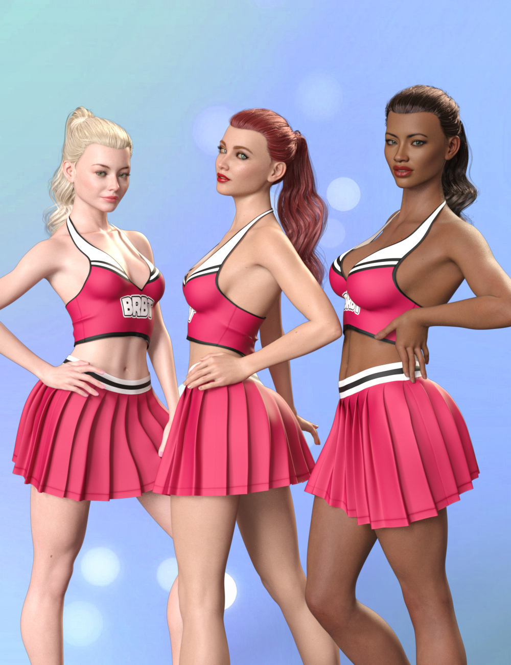 Active Training Ponytail for Genesis 8.1 Females