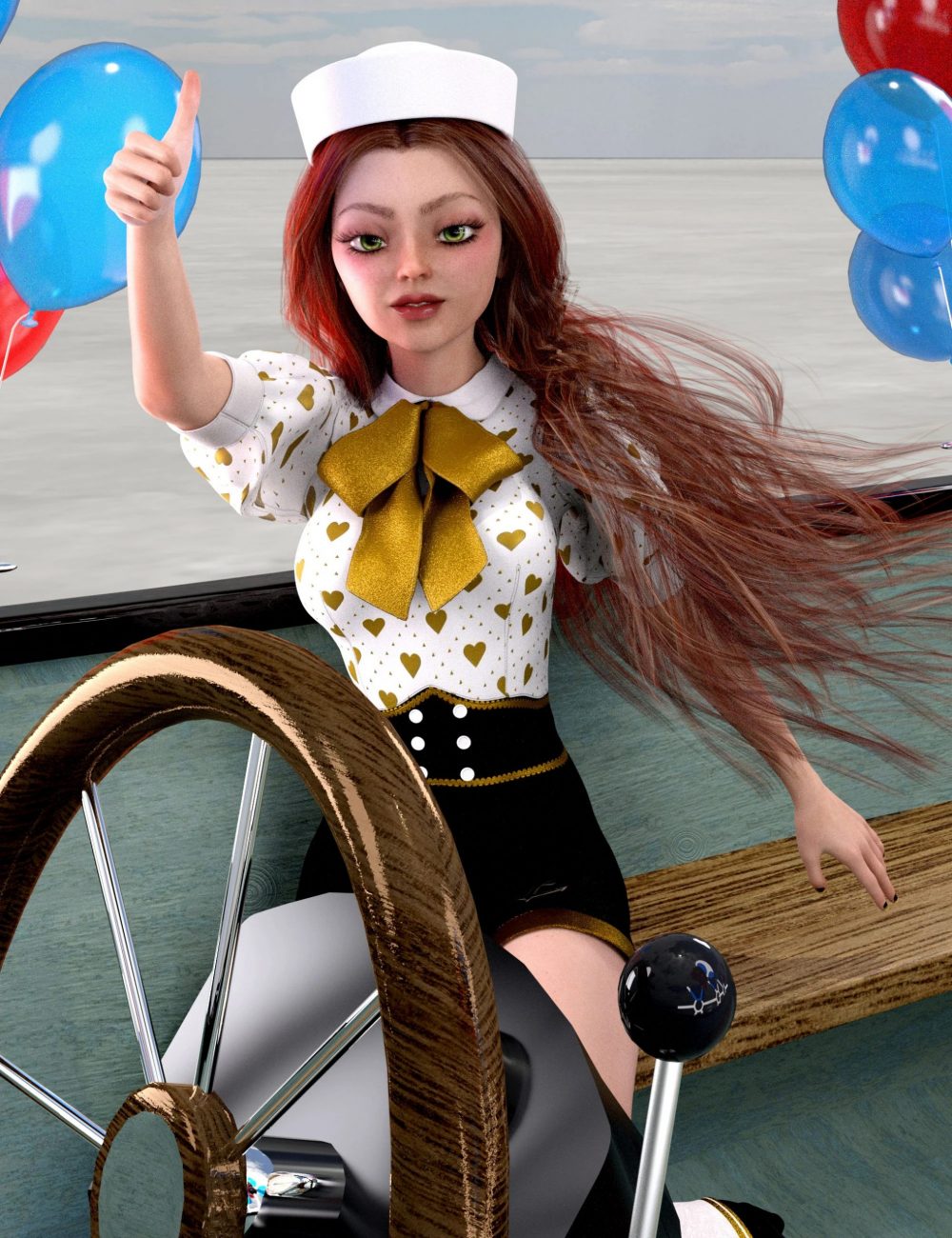 dForce Anchors Away Outfit for Genesis 8 Female