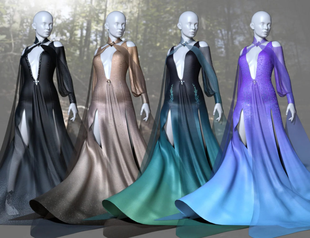 dForce CB Apollonia Clothing Set for Genesis 8 and 8.1 Females