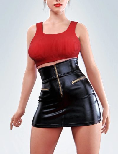 dforcecogcroptopwithleatherskirtforgenesis8and81females00maindaz3d-3
