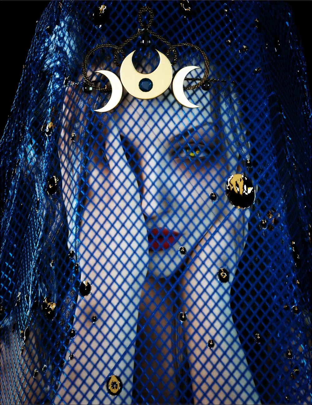 dForce Delphi Headdress for Genesis 8 and 8.1 Female