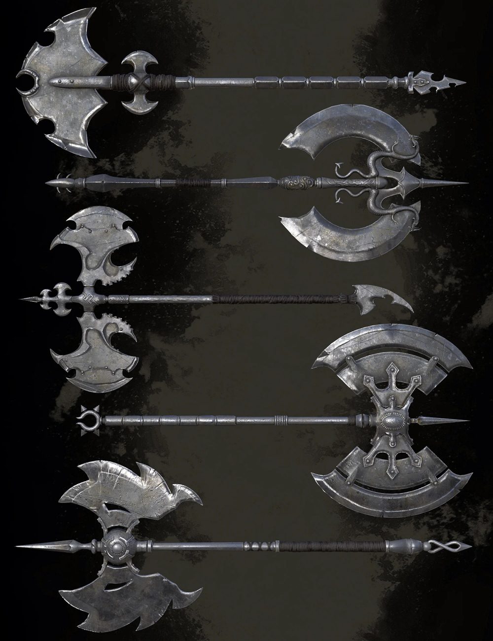 Fantasy Double Axes Vol 1 for Genesis 8