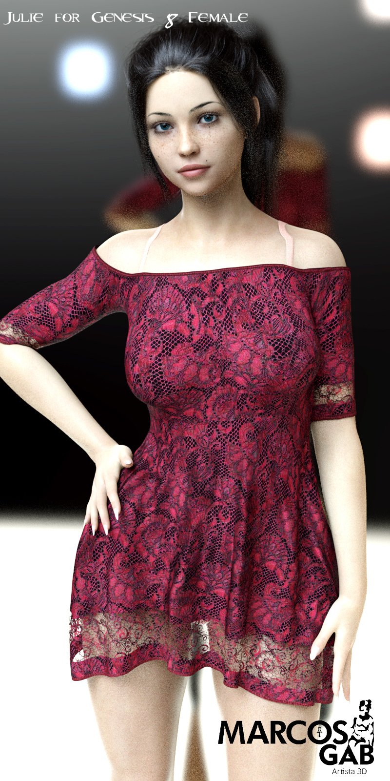 Julie For Genesis 8 Female