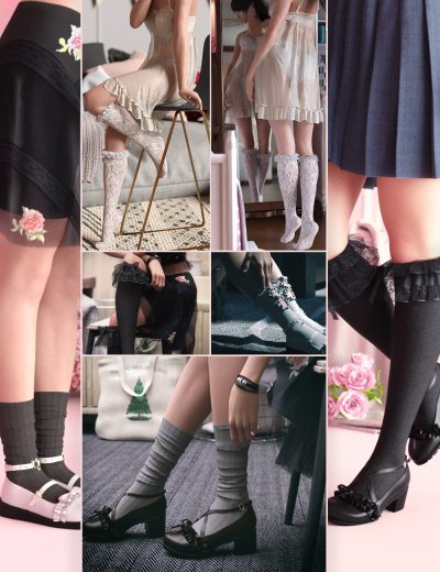 kujkawaiifashionsocksandshoescollectioniiforgenesis8and81females00maindaz3d-1
