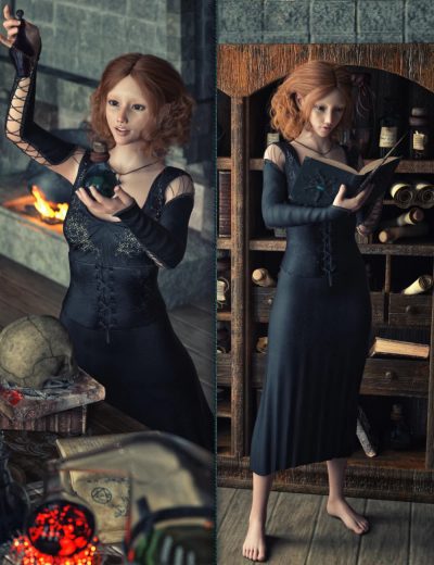 kujwizardposesandmagicprops00maindaz3d-3