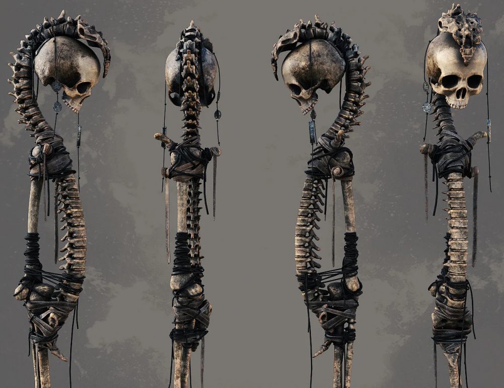 Necromancer Scepter for Genesis 8 and 8.1