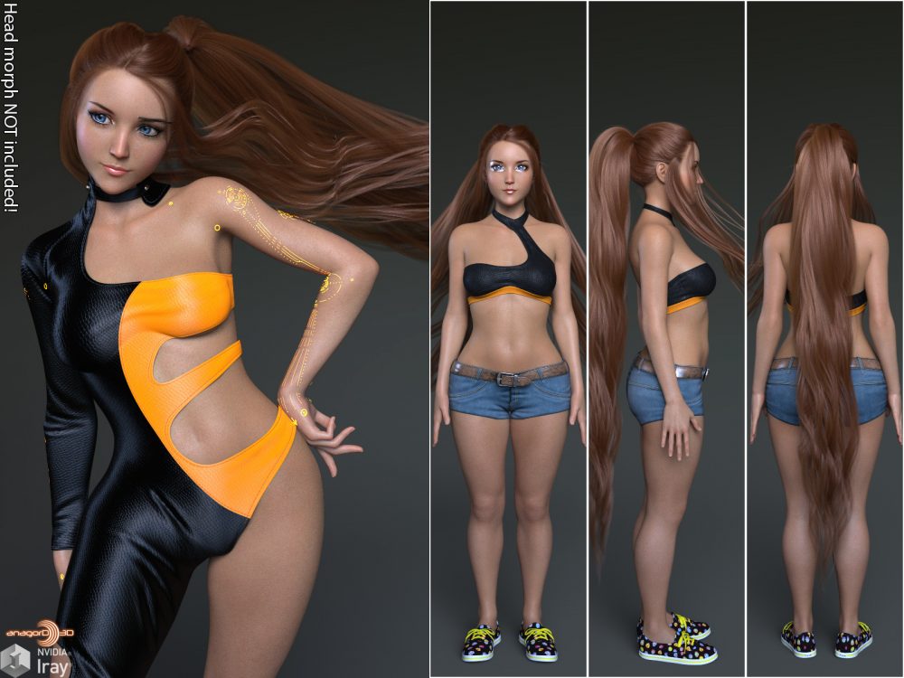 Anime Body Morphs for G8F Vol 4