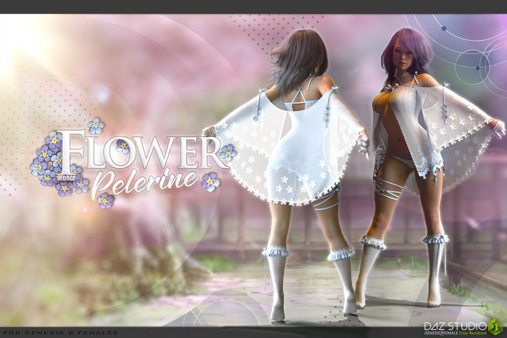 dForce Flower Pelerine G8F