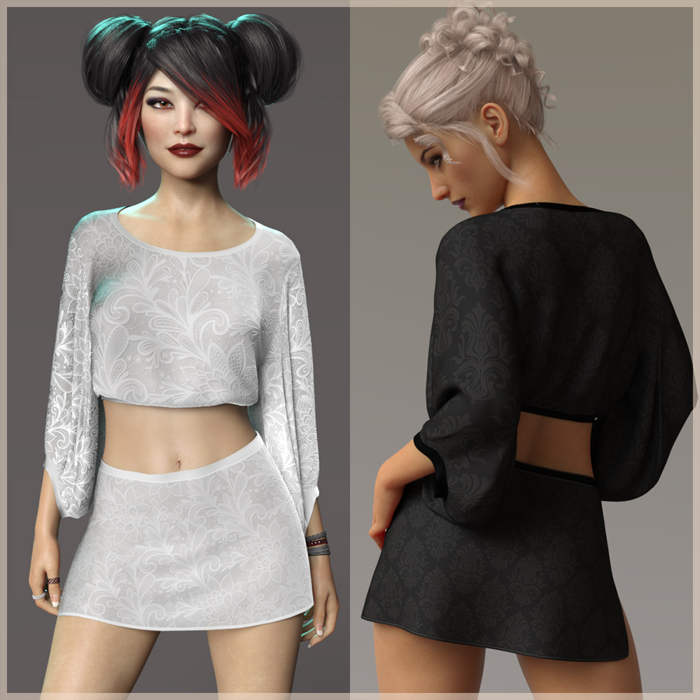 D-Force SweetStuff Outfit for G8F