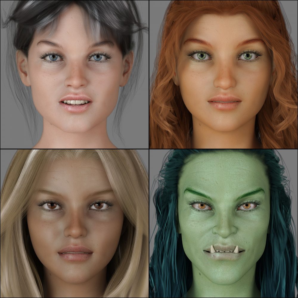 Exnem Skin Type 3 for Genesis 8.1 Female