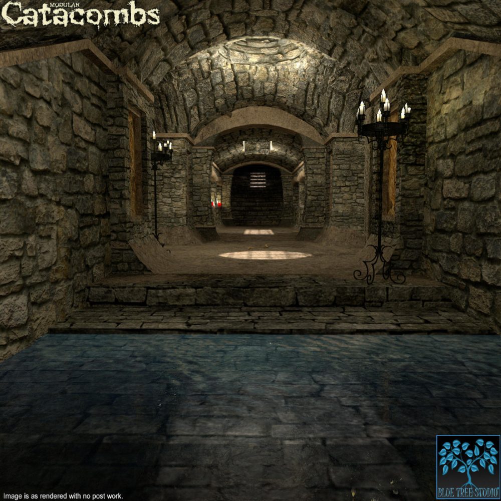 Modular Catacombs for Daz