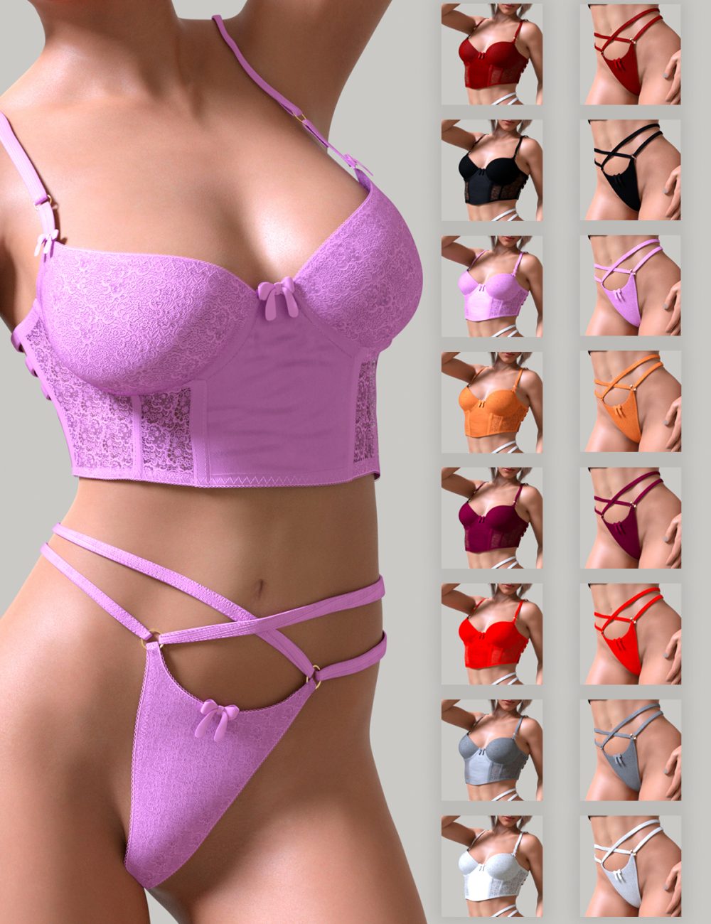 Sexy Lingerie Embroidery Mesh Underwire for G8.1 & G8