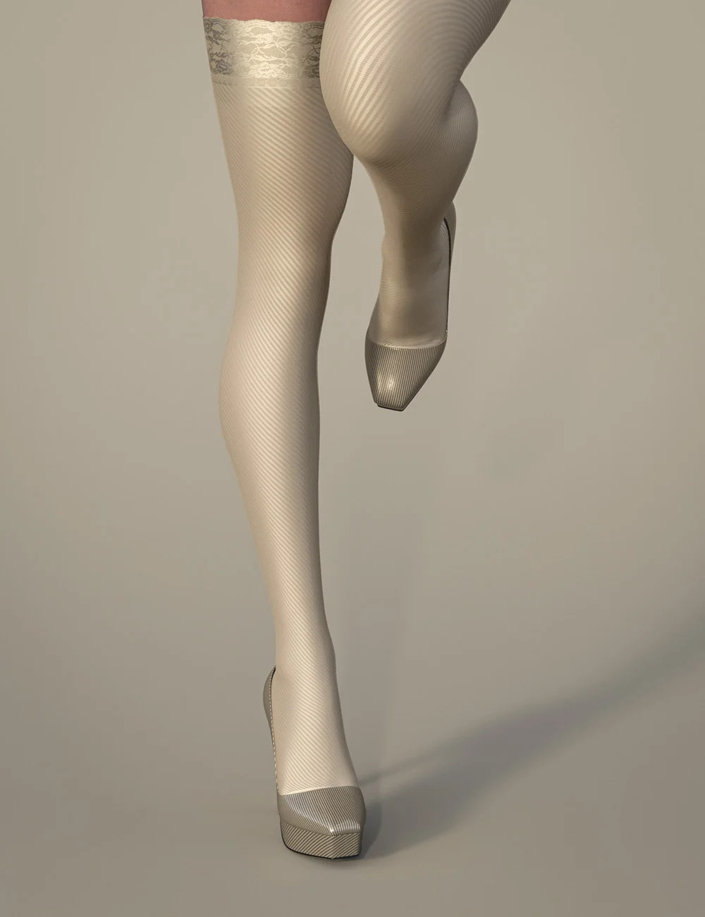 Square Pumps 2 for Genesis 8 and 8.1 Females