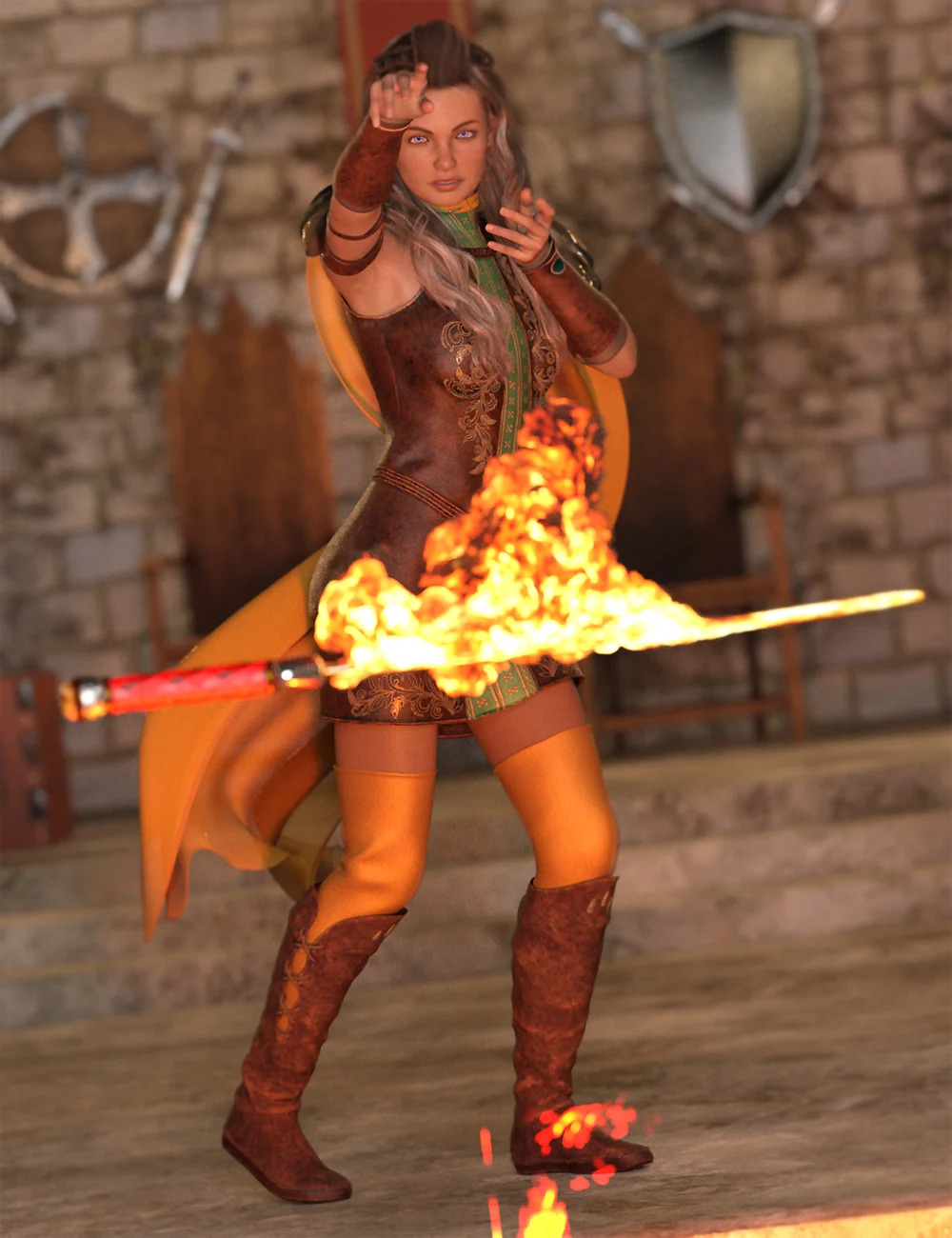 The Apprentice Poses for Arcadia