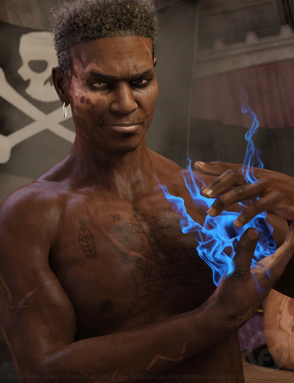 VooDoo Pirate for Genesis 8.1 Male